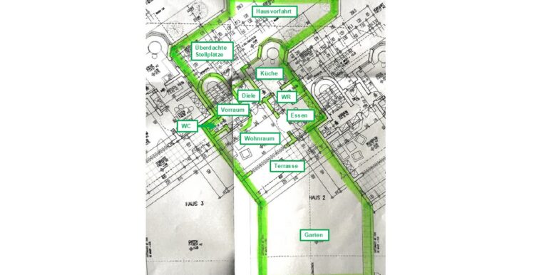 Grundriss EG mit Beschriftung