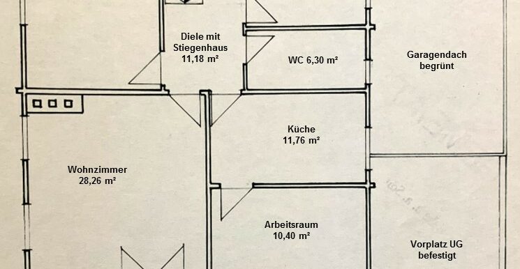 Grundrissplan -EG
